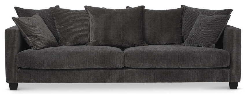 Logan - 3-sits soffa XL - Grå
