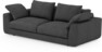 Amie - 3-sits soffa - Svart