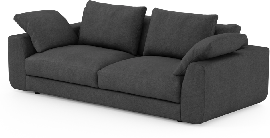 Amie - 3-sits soffa - Svart
