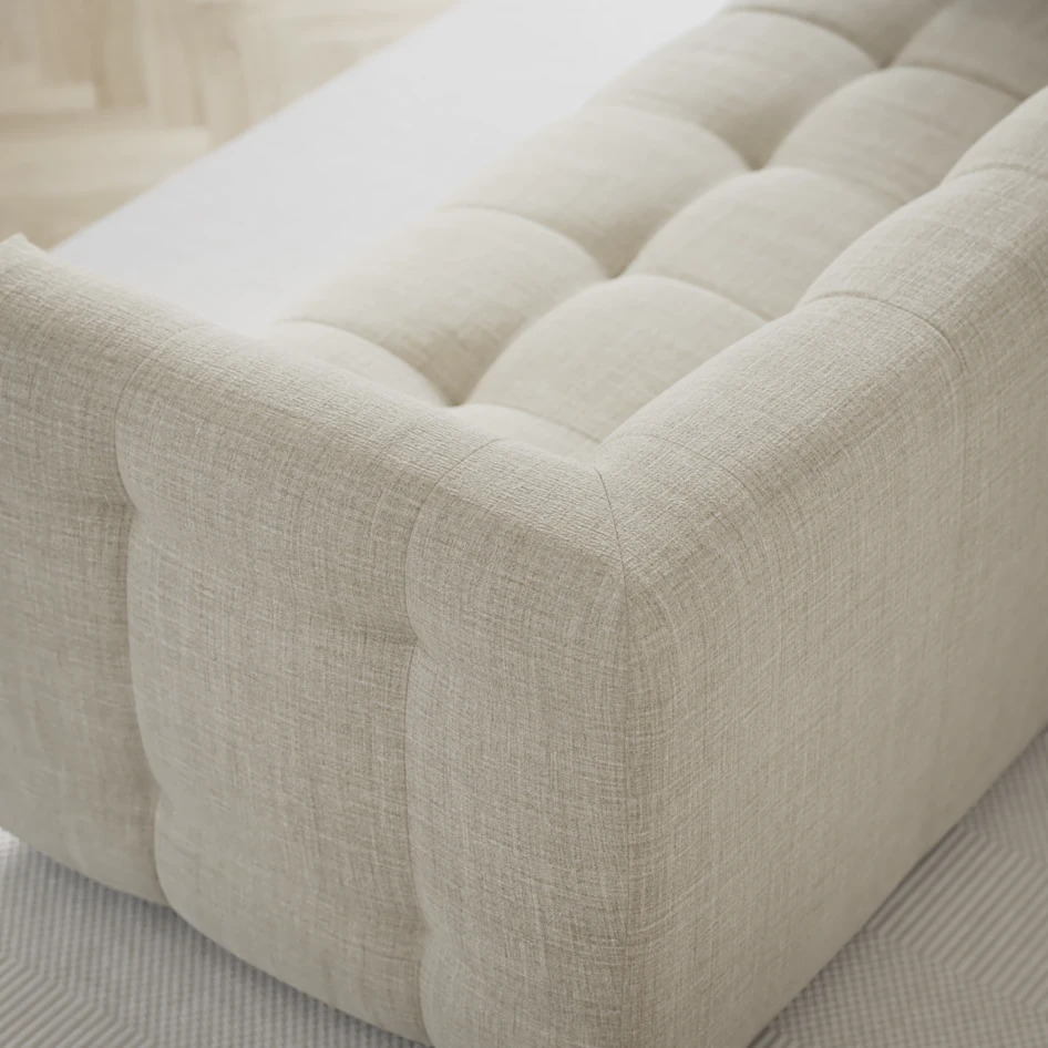 Bella - 3-sits soffa med divan vänster - Beige
