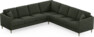 Eden - Hörnsoffa, 3+3-sits - Grön