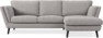 Madison Lux - 2-sits soffa med schäslong höger - Beige