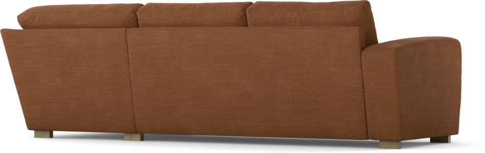 Friday - 2,5-sits soffa med divan höger - Orange
