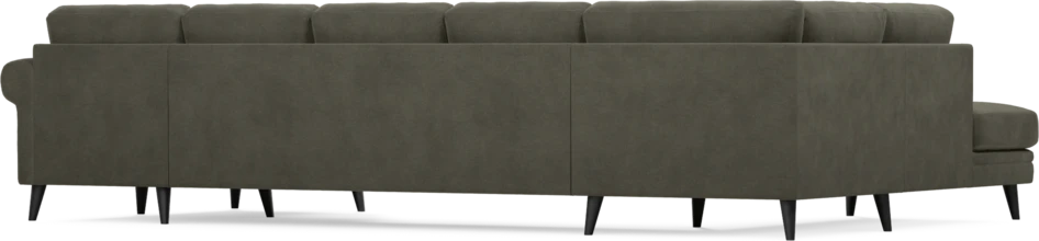 Eden - 3-sits soffa med divan vänster och schäslong höger - Grå