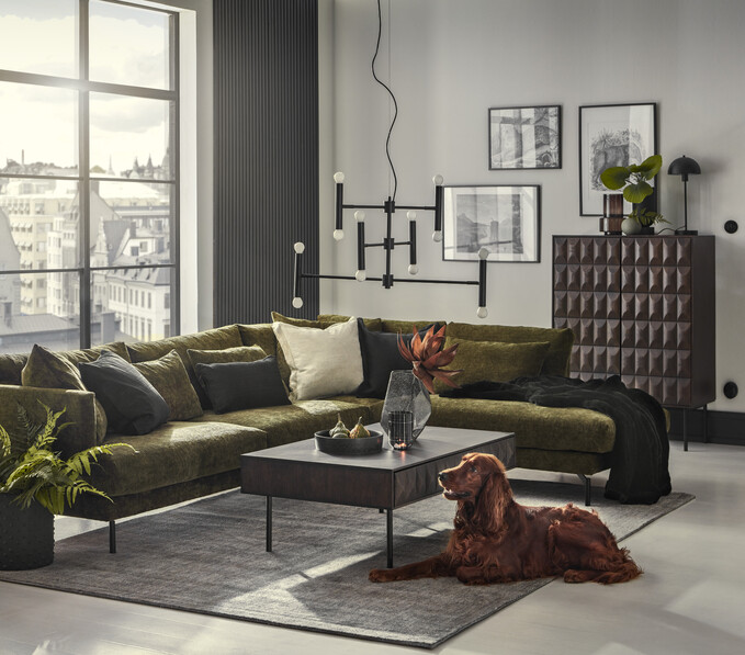 Harper - 3-sits soffa med divan vänster - inspiration