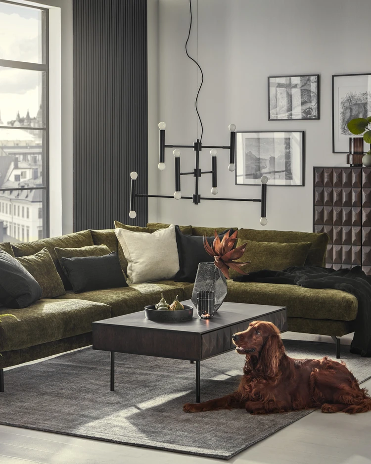 Harper - 3-sits soffa med divan höger - inspiration