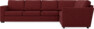 Friday - Hörnsoffa, 3+2-sits - Rosa