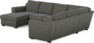 Friday - Hörnsoffa, 3+2-sits med schäslong vänster - Grå