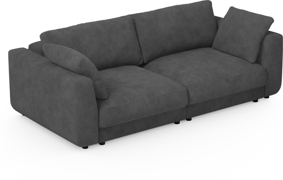 Amie - Bäddsoffa 3-sits - Grön