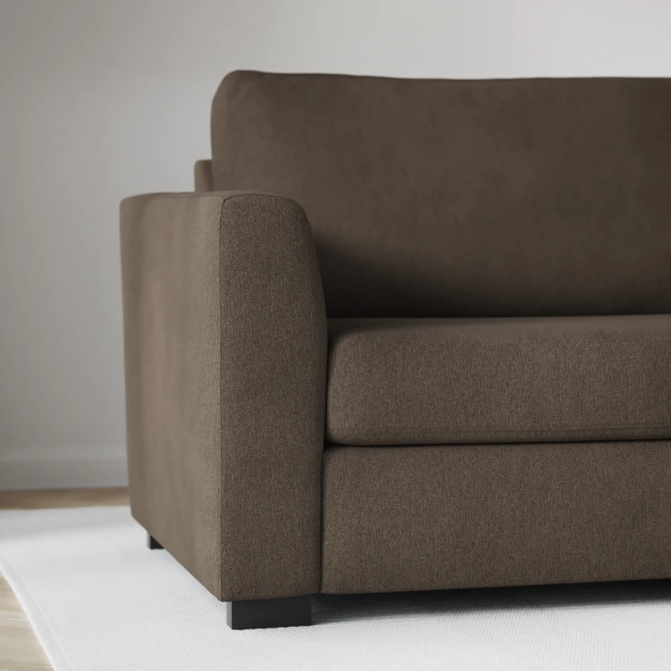 Friday - 2-sits soffa med två schäslonger - Brun