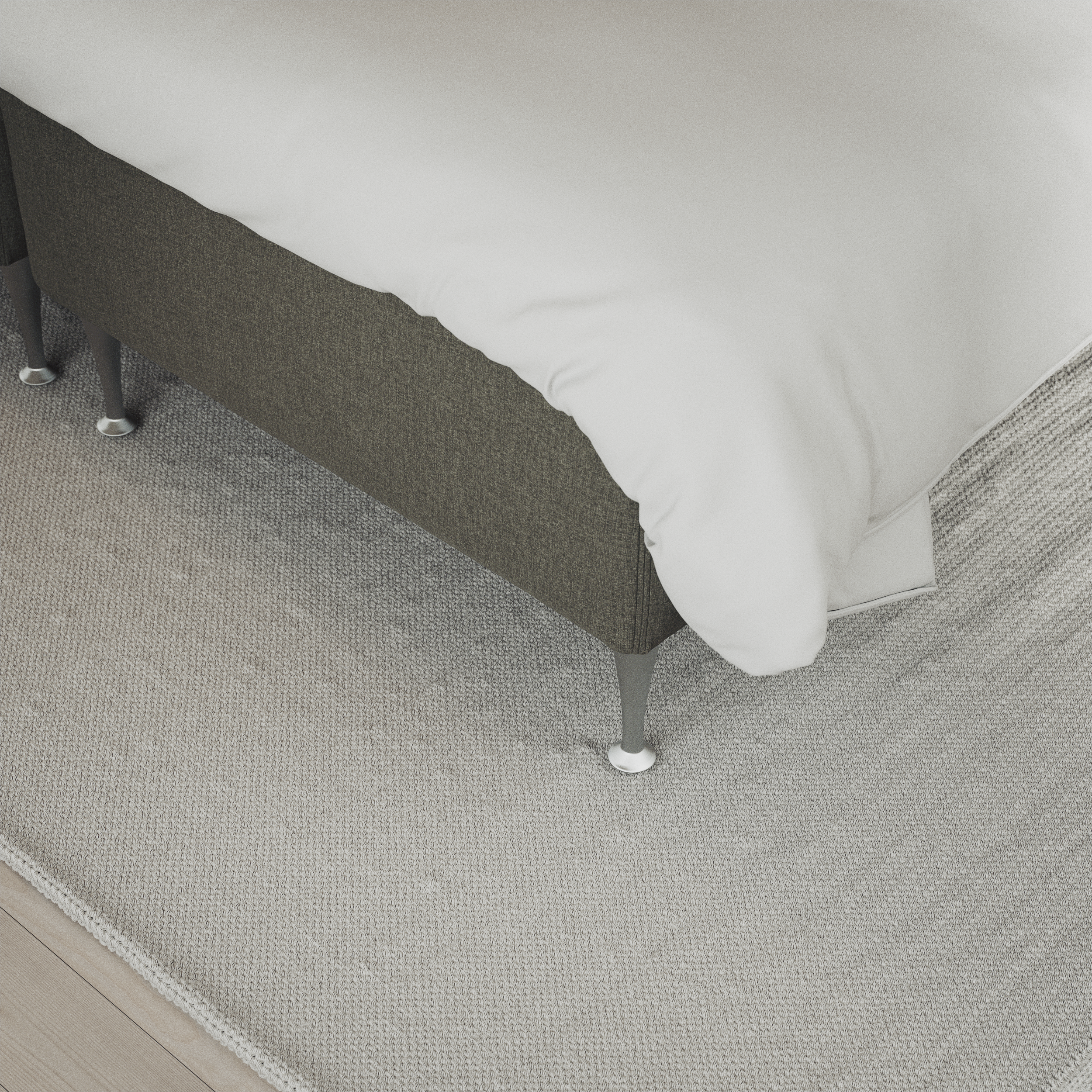 Delux Exclusive - Kontinentalsäng, enkelsäng 140 cm med bäddmadrass och sängben - inspiration