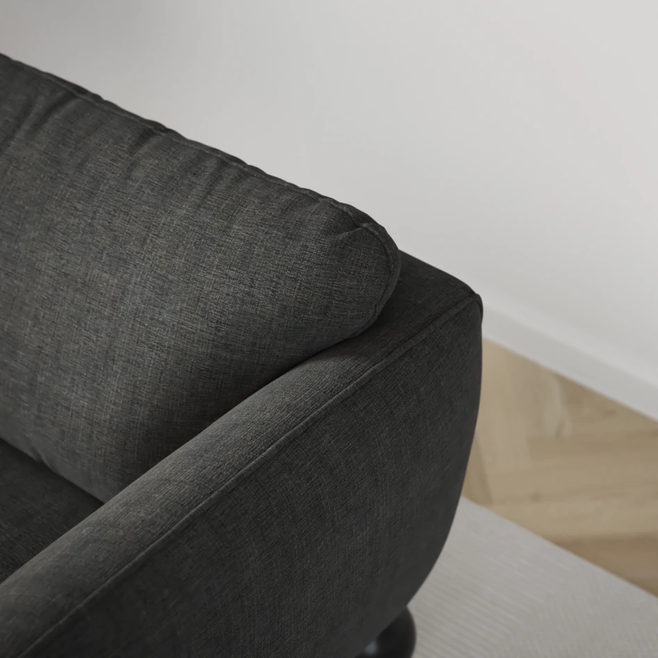 Madison - 2-sits soffa med divan vänster och schäslong höger - Grå