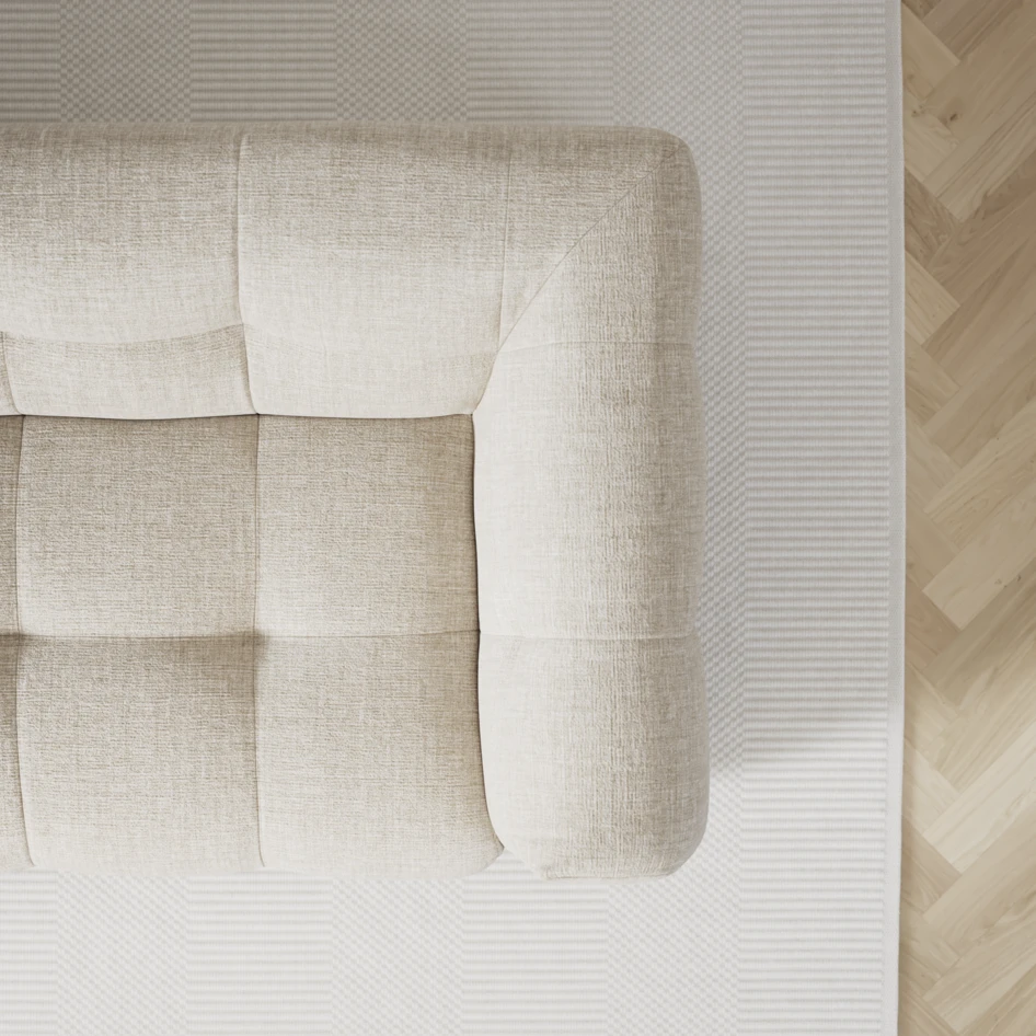 Bella - 3-sits soffa med divan vänster - Beige