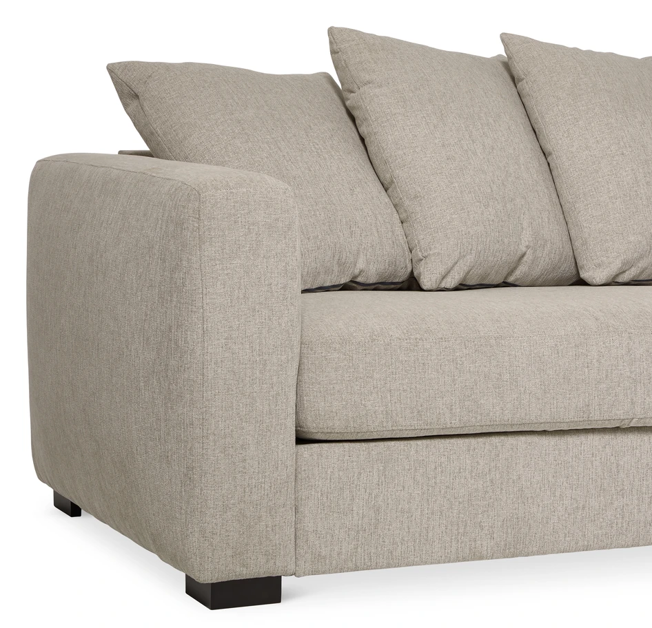 Town - 3-sits soffa med divan höger - Beige