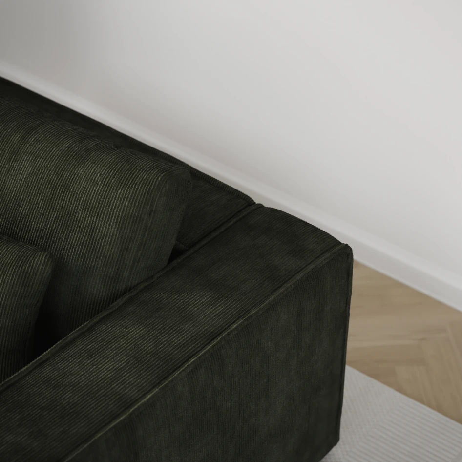 Ide - Bäddsoffa 3-sits - Grön