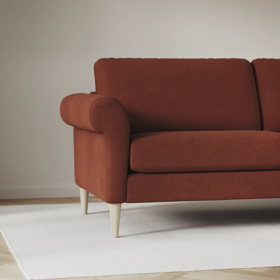 Bridge - 3-sits soffa svängd - Orange