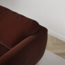Madison Lux - 2-sits soffa med schäslong vänster - Orange