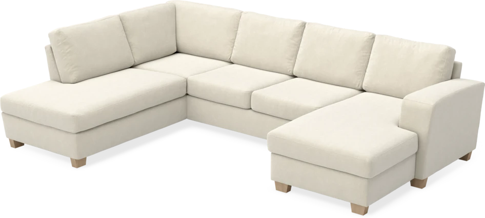 Friday - 3-sits soffa med divan vänster och schäslong höger - Beige