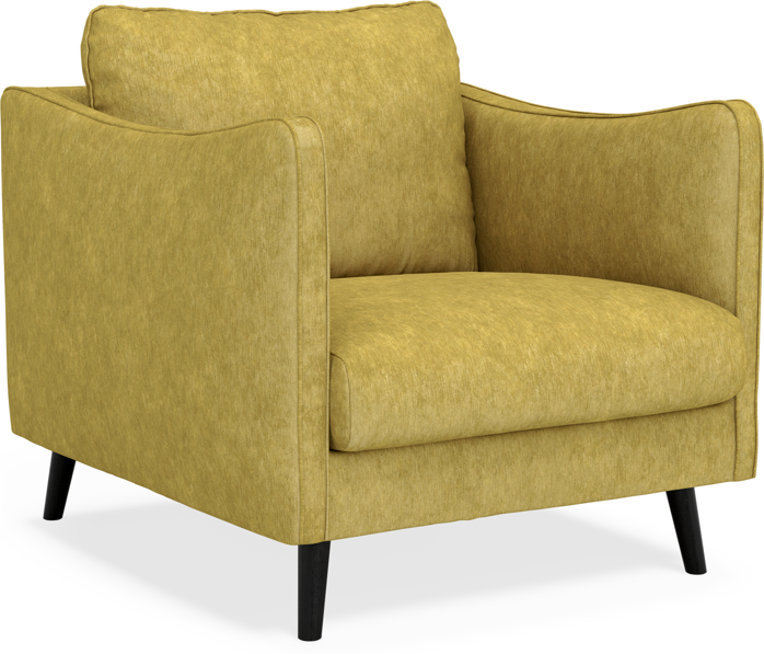 Madison Lux - Fåtölj, 70 cm - Gul