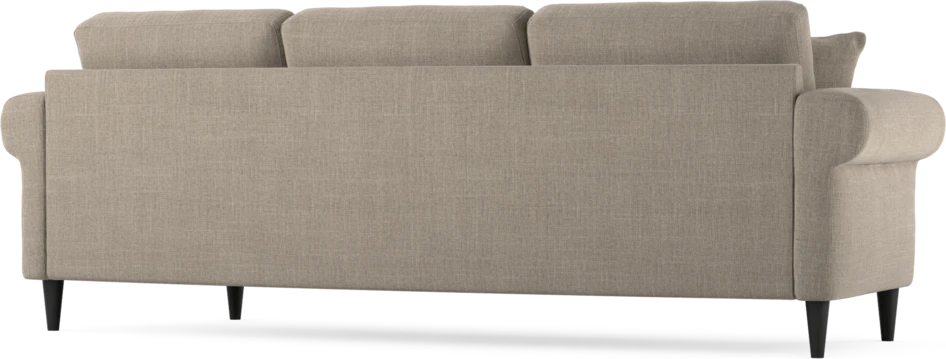 Eden - 3-sits soffa svängd - Beige