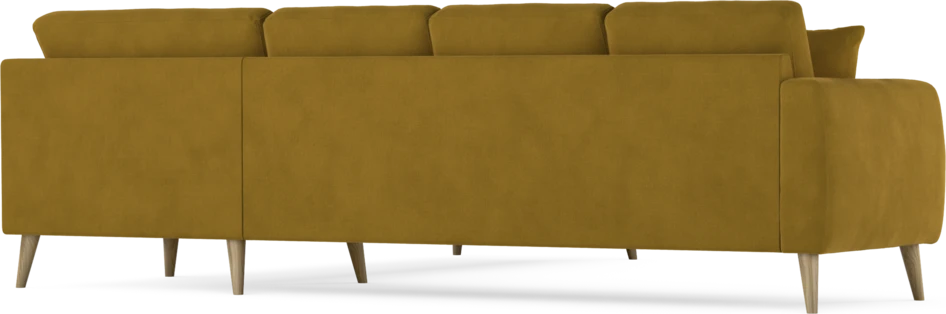 Eden - Hörnsoffa, 3+3-sits - Gul