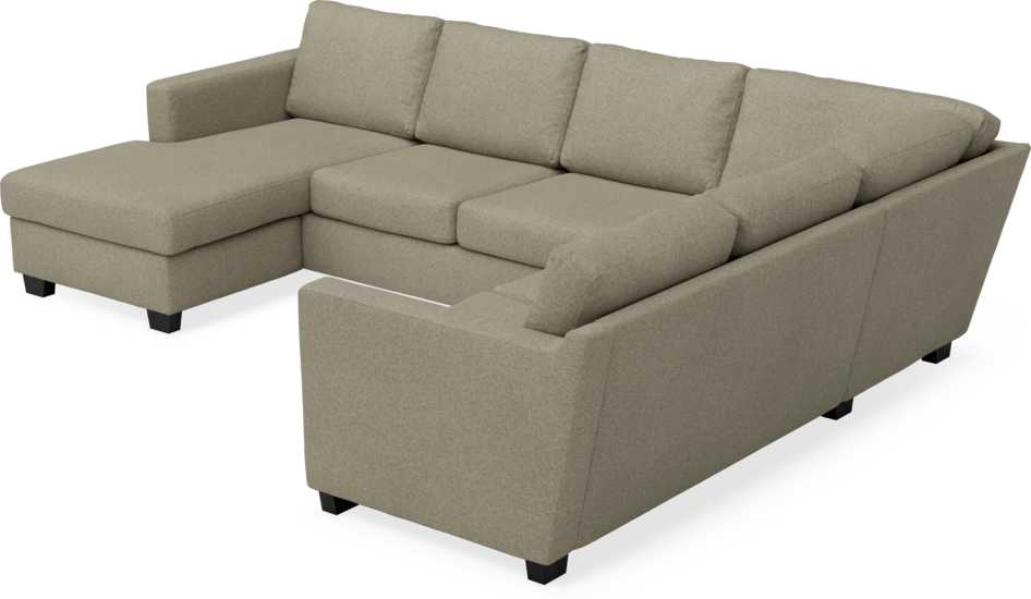 Friday - Hörnsoffa, 3+2-sits med schäslong vänster - Beige