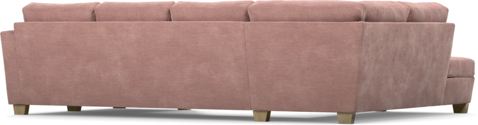 Friday - 3-sits soffa med divan vänster och schäslong höger - Rosa