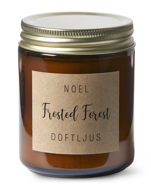 Noel - Doftljus, H 9 cm, brinntid 35 h - Brun