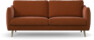 Madison Lux - 3-sits soffa - Röd