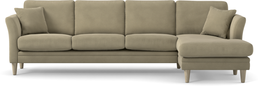 Eden - 3-sits soffa med schäslong - Beige