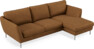 Madison Lux - 2-sits soffa med schäslong höger - Brun