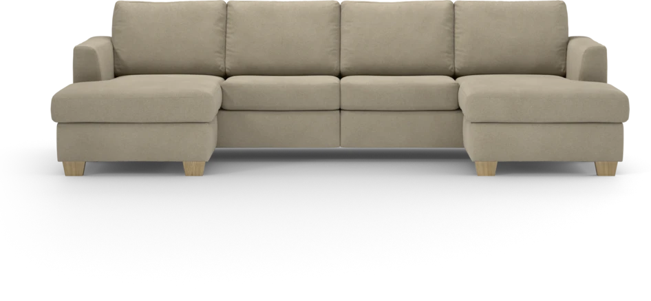 Friday - 2-sits soffa med två schäslonger - Beige