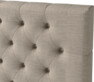 Delux Pikerad XL - Sänggavel, 90-210 cm - Beige