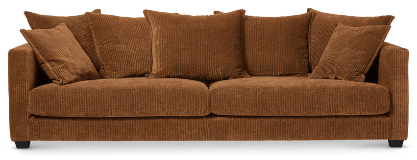 Logan - 3-sits soffa XL - Brun