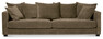 Logan - 3-sits soffa XL - Brun