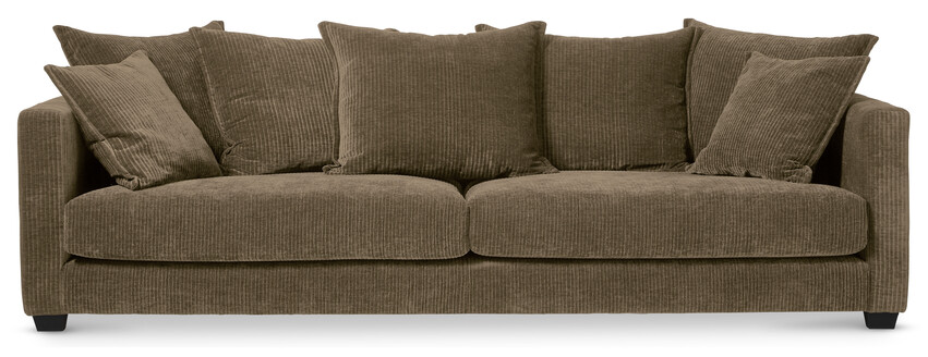 Logan - 3-sits soffa XL - Brun