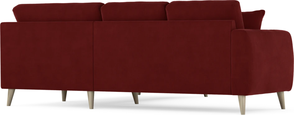 Eden - Hörnsoffa, 2+2-sits - Röd