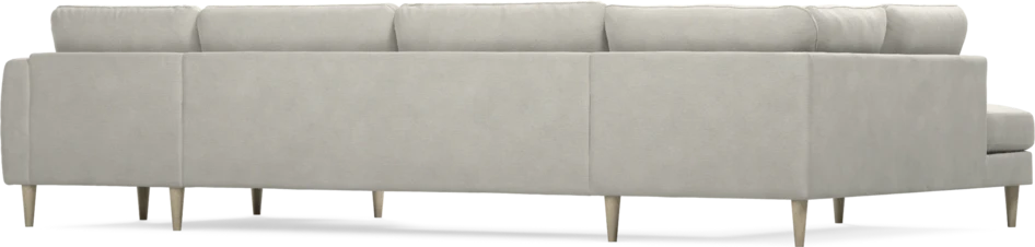 Bridge - 3-sits soffa med divan vänster och schäslong höger - Grå