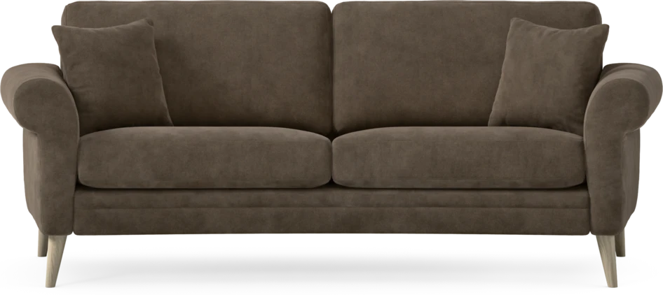 Eden - 2,5-sits soffa svängd - Brun