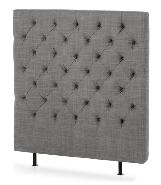 Avon XL pikerad - Sänggavel, B 90-140 cm - Grå
