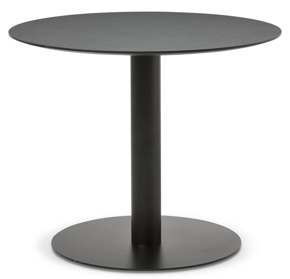 Element - Matbord, Ø 90 cm - Svart