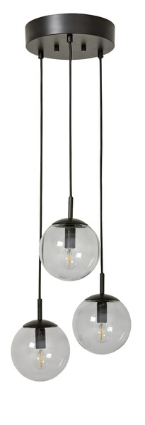 Eddie - Taklampa, H22 Ø30 cm - Svart