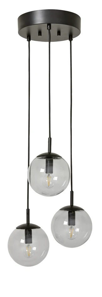 Eddie - Taklampa, H22 Ø30 cm - Svart