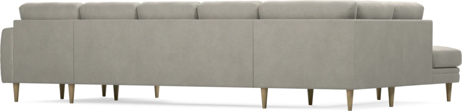 Eden - 3-sits soffa med divan vänster och schäslong höger - Grå
