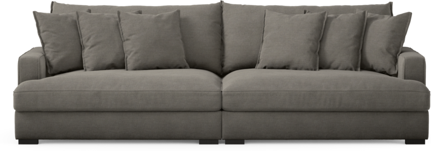 Rossi - 4-sits soffa - Grå