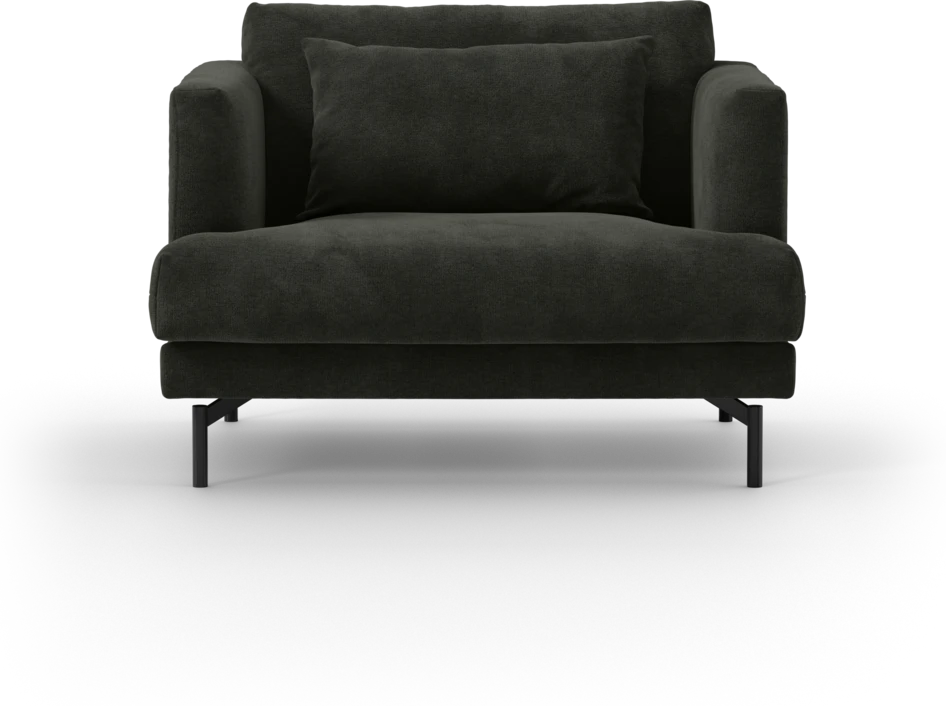 Harper - Fåtölj, 80 cm - Svart