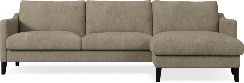 Winston - 3-sits soffa med schäslong, vändbar - Grå