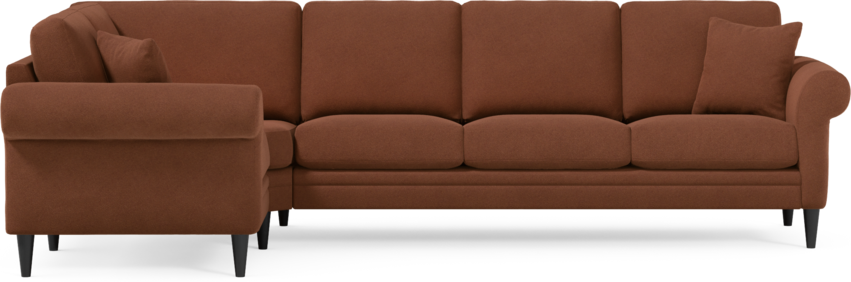 Eden - Hörnsoffa, 1+3-sits - Orange