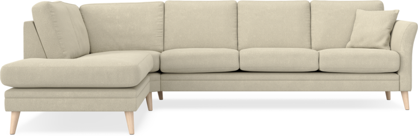 Eden - 3-sits soffa med divan - Beige