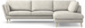 Madison Lux - 3-sits soffa med divan höger - Vit